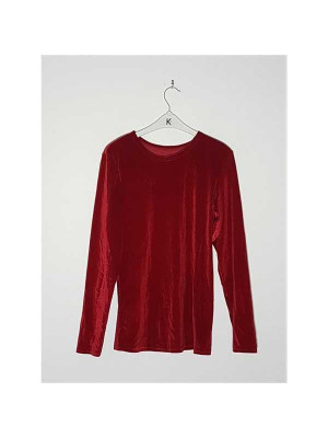 Bluzita dama cu maneci lungi model cu aspect lucios