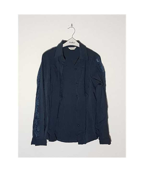 Camasa dama cu model dantelat pe maneci XIAN PAI