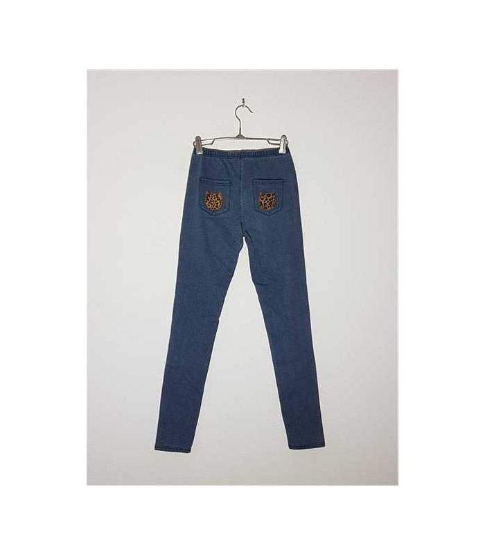 Pantaloni de blugi pentru fetite model tip colant CALZEDONIA