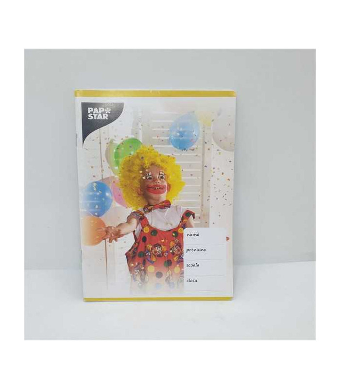 Caiet A5 matematica 40 file model clovn