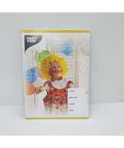 Caiet A5 matematica 40 file model clovn