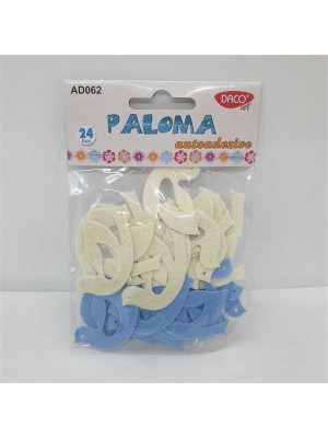 Set 24 figurine pasare autoadezive Daco