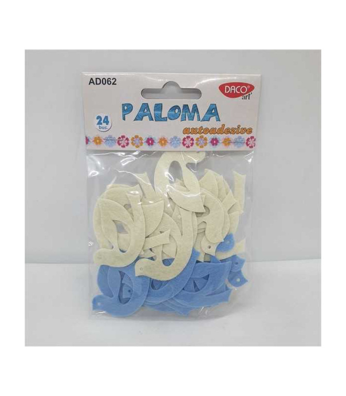 Set 24 figurine pasare autoadezive Daco