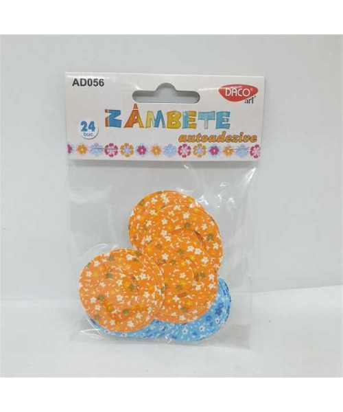 Set 24 zambete autoadezive Daco
