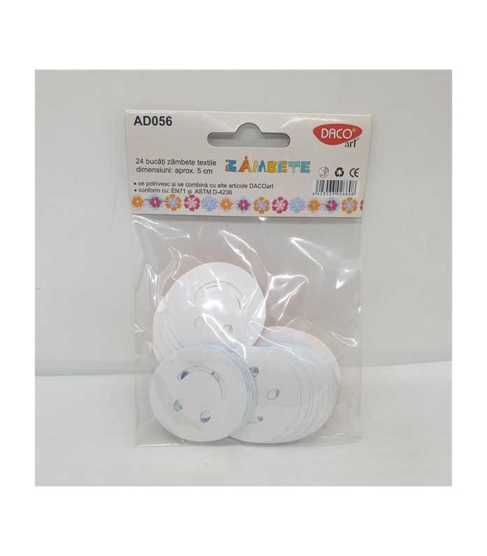 Set 24 zambete autoadezive Daco