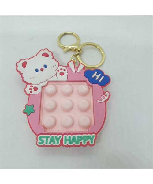 Breloc pop it pentru copii cu pisicuta