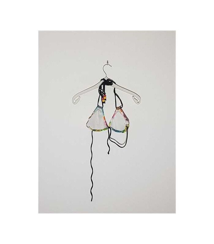 Costum de baie din 2 piese model cu print multicolor