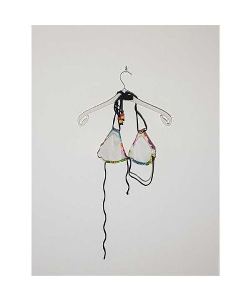 Costum de baie din 2 piese model cu print multicolor