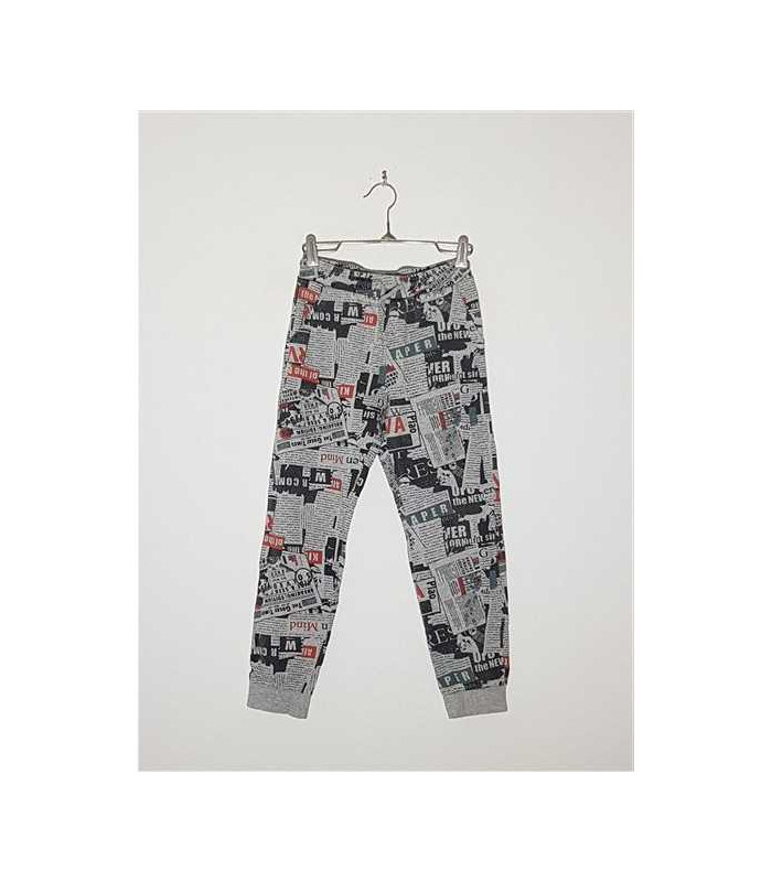 Pantaloni de trening pentru baieti model cu imprimeu Little Kids