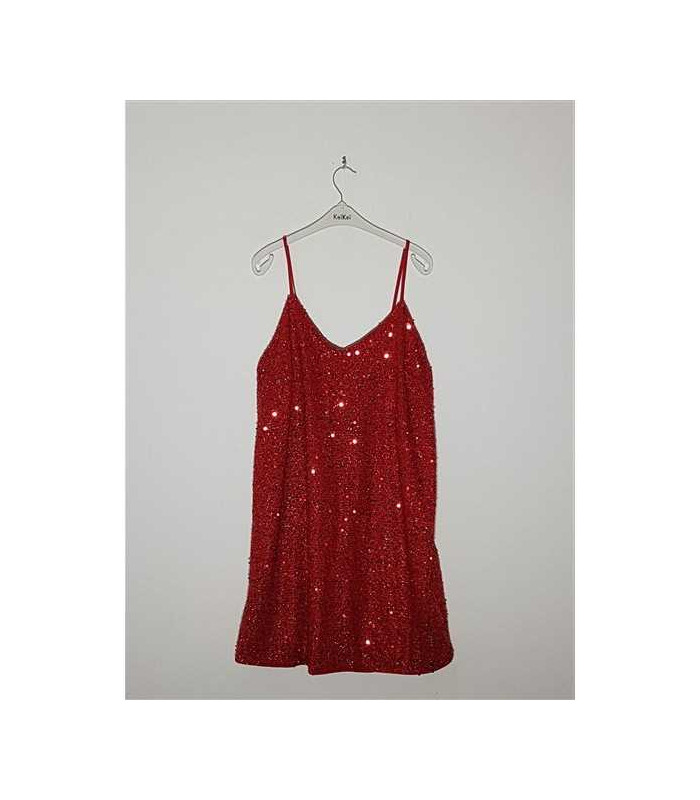 Rochita dama accesorizata cu paiete SHEIN