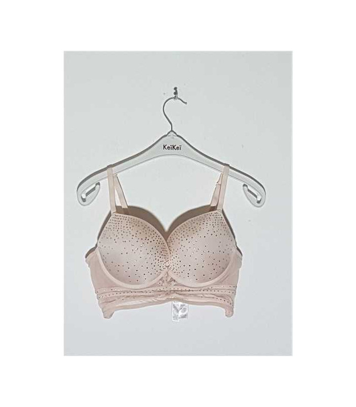 Sutien dama accesorizat cu strasuri Censored