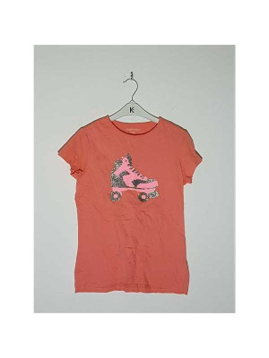 Tricou pentru copii cu imprimeu din paiete In Extenso