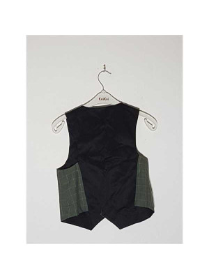 Vesta deosebita pentru baieti model in carouri Nan 2