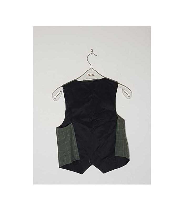 Vesta deosebita pentru baieti model in carouri Nan