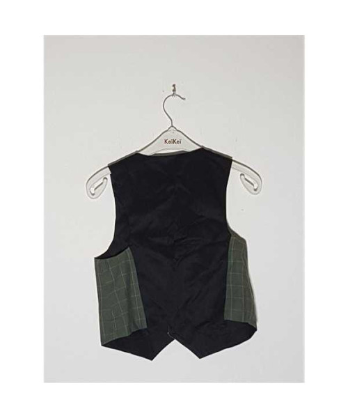 Vesta deosebita pentru baieti model in carouri Nan