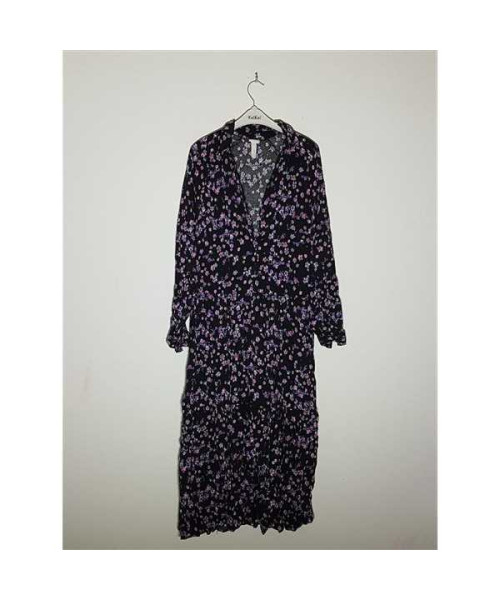 Rochie lunga cu imprimeu floral multicolor H&M