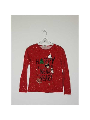 Bluzita cu imprimeu de Craciun LC WAIKIKI