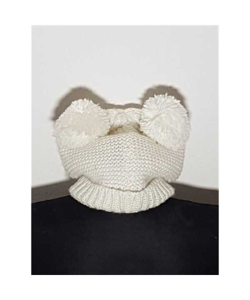 Caciula tricotata pentru copii model cap de urs