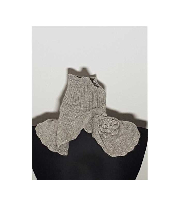 Guler tricotat pentru copii model cu floricica H&M