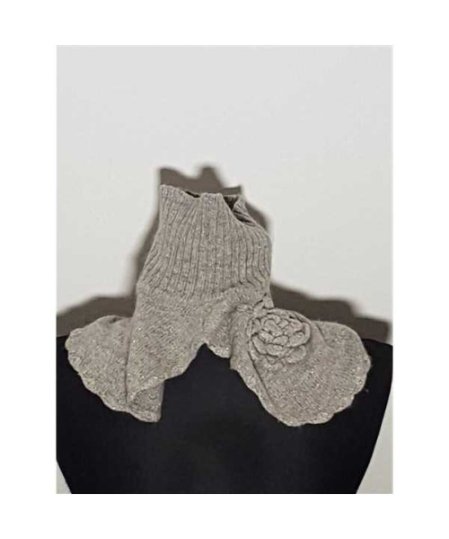 Guler tricotat pentru copii model cu floricica H&M