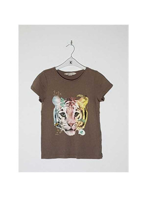 Tricou pentru copii cu imprimeu cap de leu H&M