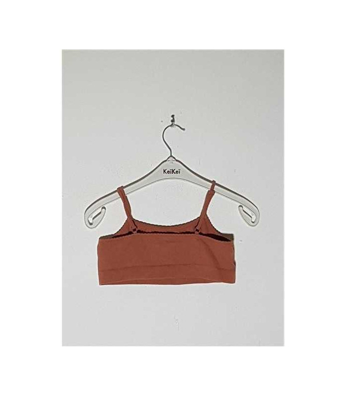 Bustiera copii model cu bretele subtiri reglabile