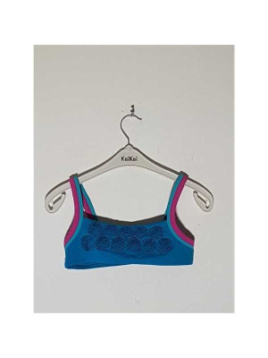 Bustiera pentru plaja model cu detaliu pe piept