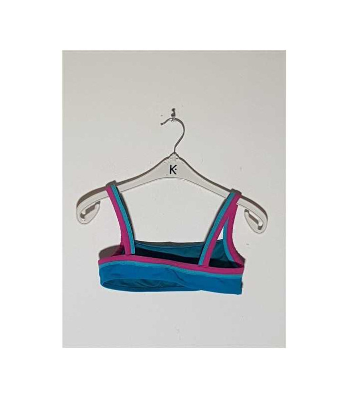 Bustiera pentru plaja model cu detaliu pe piept