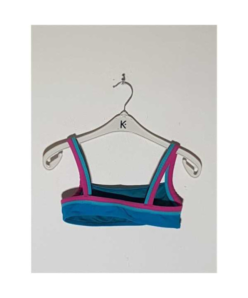 Bustiera pentru plaja model cu detaliu pe piept