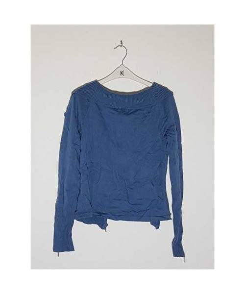 Pulover dama tricotat model cu fermoar Qui  Quo