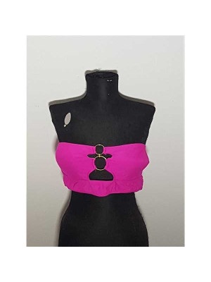 Costum de baie din 2 piese culoare roz SHEIN