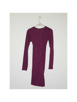 Rochie dama pentru toamna model Uni tricotat DoubleYouStore 2