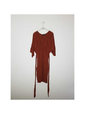 Rochita dama racoroasa cu decupaj in V la piept TOPSHOP