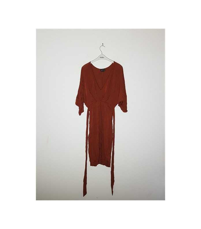 Rochita dama racoroasa cu decupaj in V la piept TOPSHOP