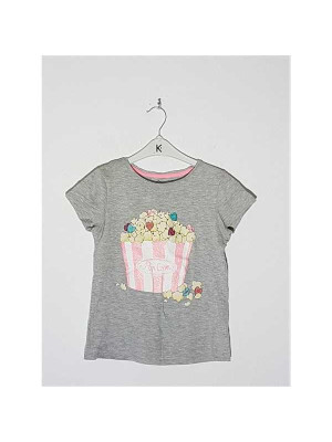 Tricou pentru fetite cu imprimeu Popcorn TEX
