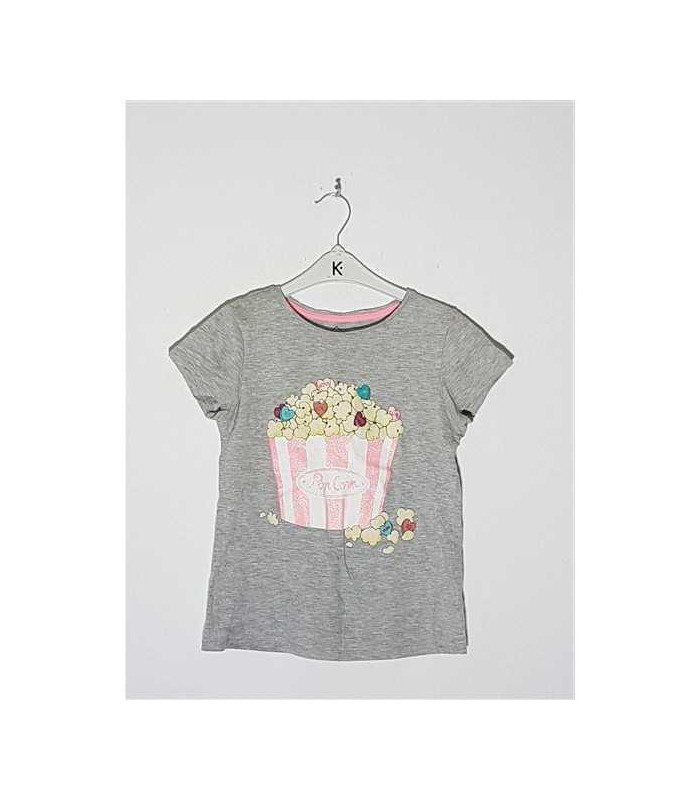 Tricou pentru fetite cu imprimeu Popcorn TEX