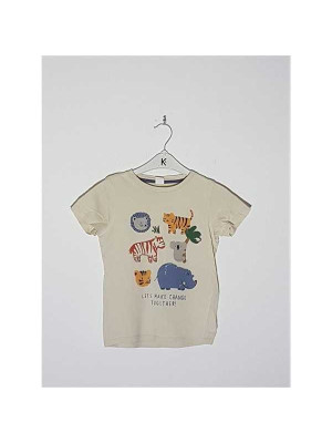 Tricou pentru copii cu imprimeu animalute H&M