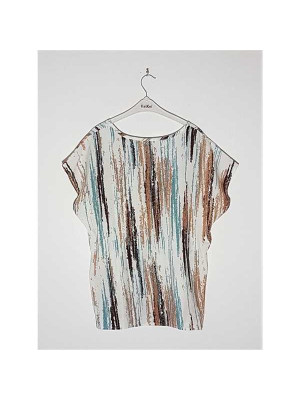 Bluzita dama de vara model cu imprimeu colorat