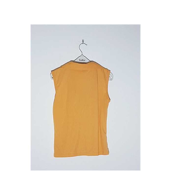 Tricou dama fara maneci model cu guler PIAO HANG