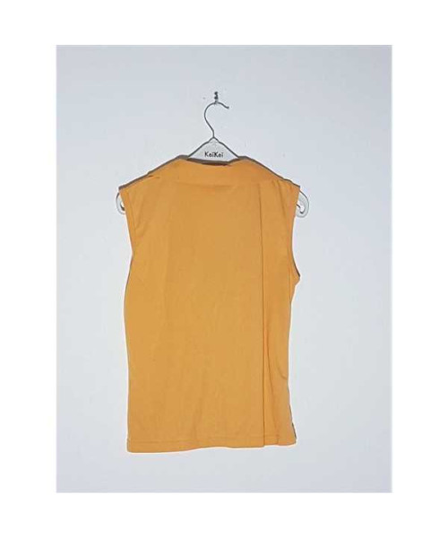 Tricou dama fara maneci model cu guler PIAO HANG