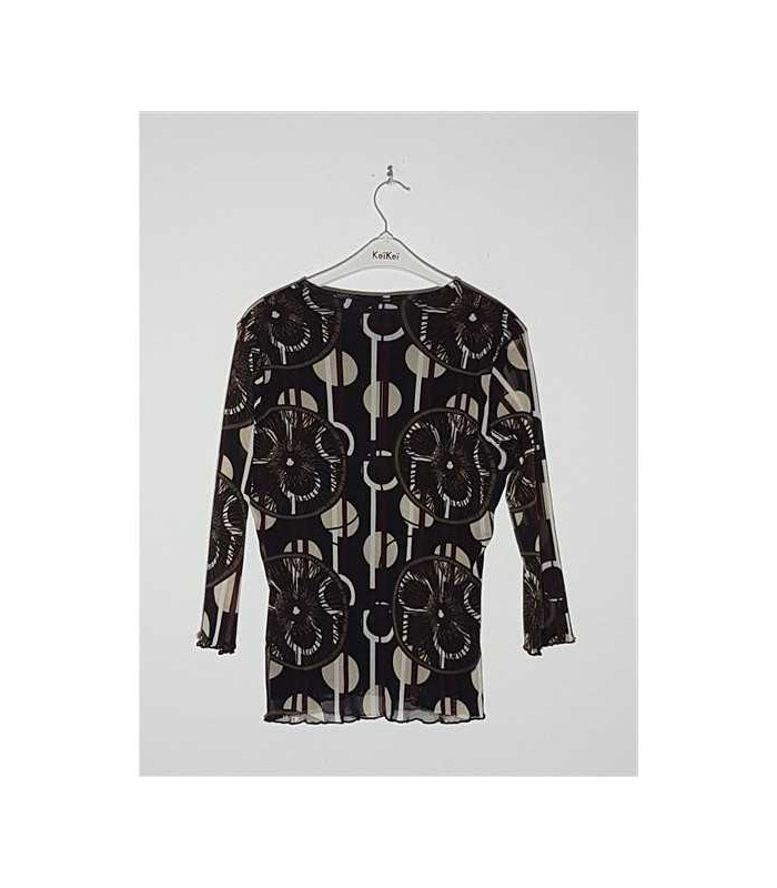 Bluzita dama pentru primavara cu imprimeu multicolor