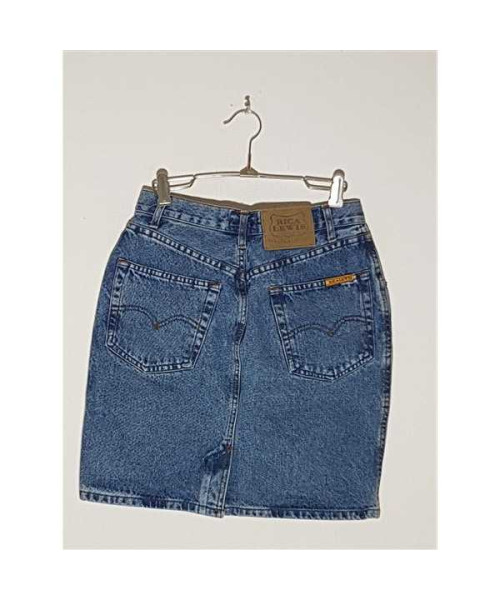 Fusta Jeans cu slit la spate Rica Lewis