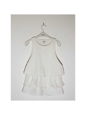 Bluzita dama fara maneci model cu volanase RIVER ISLAND