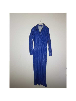 Salopeta dama cu aspect imitatie piele Ello