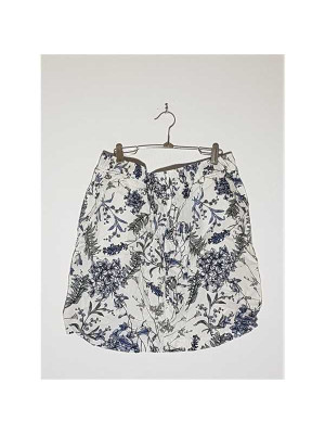 Fustita dama cu imprimeu frunzulite si flori Esmara