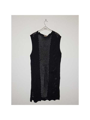 Vesta dama tricotata model cu gaurele Petek