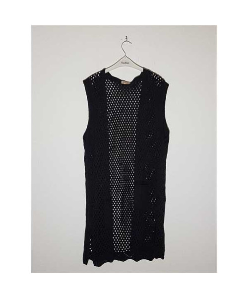 Vesta dama tricotata model cu gaurele Petek