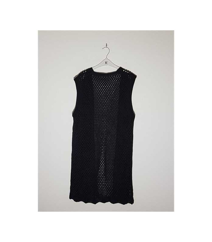 Vesta dama tricotata model cu gaurele Petek