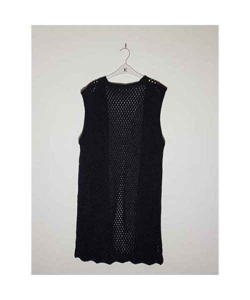 Vesta dama tricotata model cu gaurele Petek