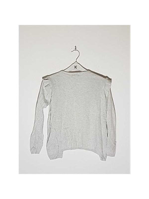 Pulover tricotat cu volanase la umeri In Extenso 2